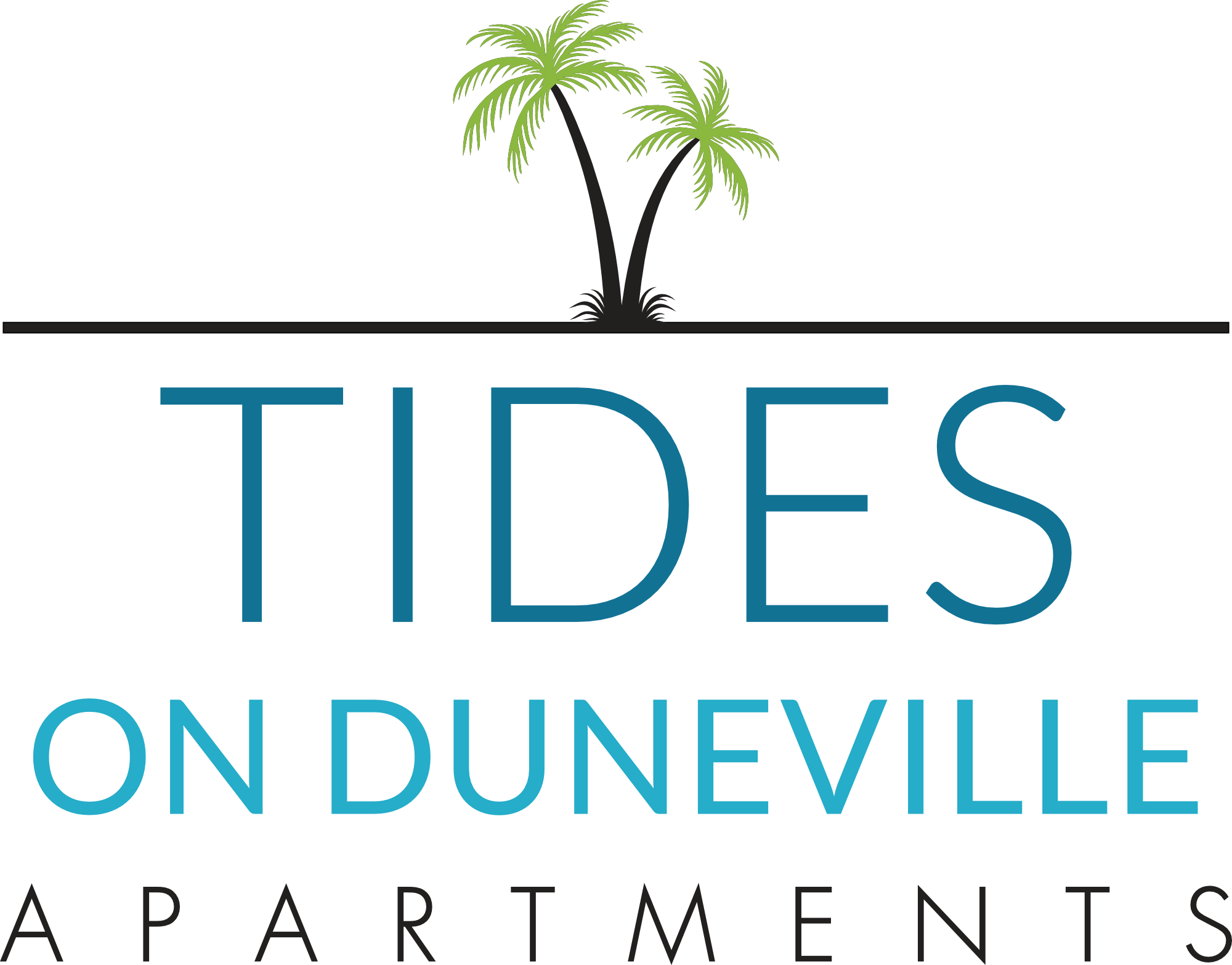 the logo or sign for the apartment
